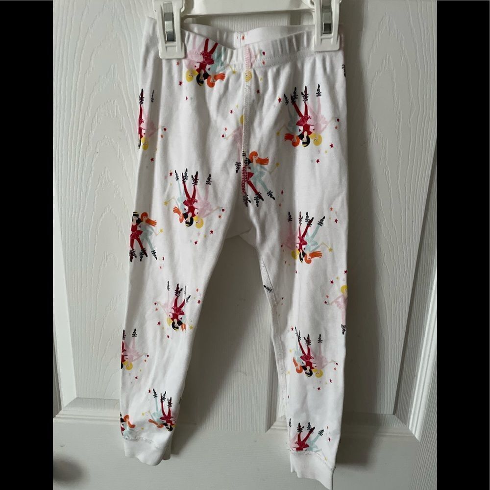 Hanna Andersson girls ballerina pajama bottoms / night lounge pants size 4
